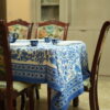 block printed table cover