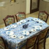 block printed table cover