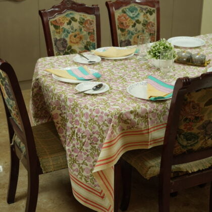 block printed table cloths