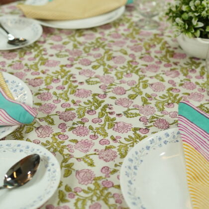 block printed table cloths
