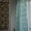Floral Spread Blue Block Print Curtains - Image 3