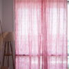 French Style Red Stripped Curtains - Image 2