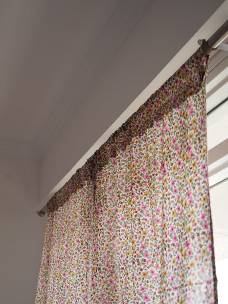 Little Foral Drops Sheer Cotton Curtains - Image 4