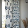 Blue and White Combination Patterned Curtains - Image 3
