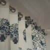 Blue and White Combination Patterned Curtains - Image 4