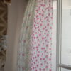 Red and Green Floral combination sheer Curtains - Image 4