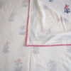 Premium Floral White Block Printed Dohar – Authentic Craftsmanship & Cozy Comfort AC Quilt - Image 6