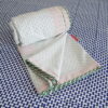 Classic Traditional Block Printed Dual Tone Textured Dohar - Image 3