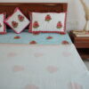 Exquisite Traditional Turquoise Block Printed Premium Dohar – Soft, Elegant & Handcrafted - Image 4