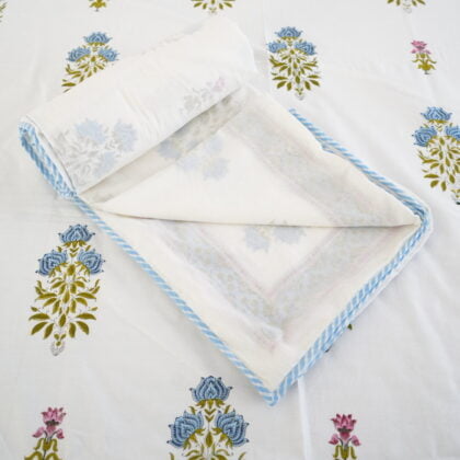 Beautiful Multibuta Premium Block Printed Dohar in just 7,355