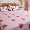 bedsheet for bed, cotton bedsheet, block printed bedsheet, hand block printed bedsheet