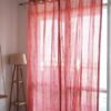 red curtain