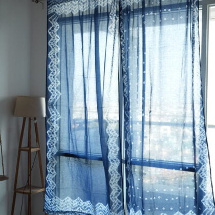 Shibori curtains