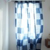 Shibori Beautiful Indigo and White Checks Curtains in just 2,399 - Image 3