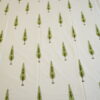 Exquisite Minimalist Cypress Tree Print White Bedsheet | Premium Cotton Comfort at ₹3,199 - Image 4