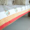 Stunning Wildflower Block Print Cotton Bedsheet | Premium Handcrafted Comfort at ₹3,199 - Image 2