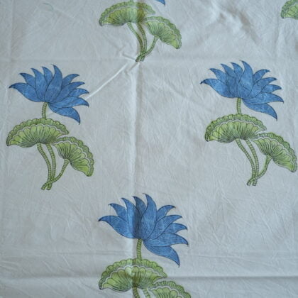 block printed bedsheet