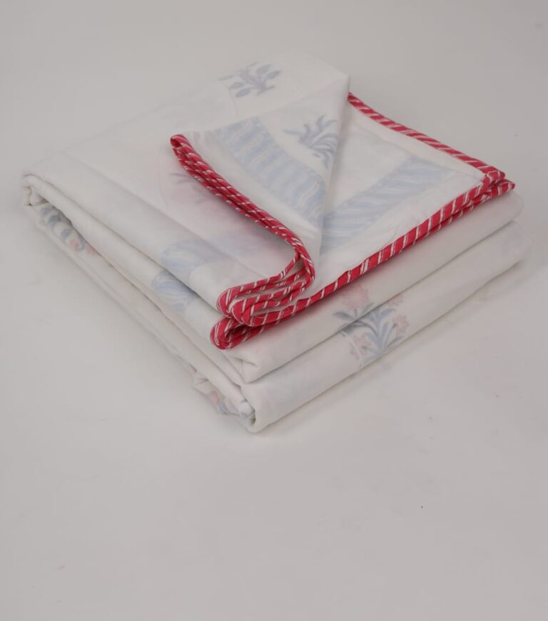 "Traditional block printed dohar"