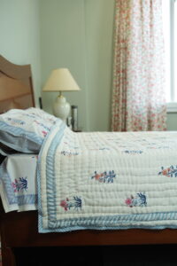 block printed quilts