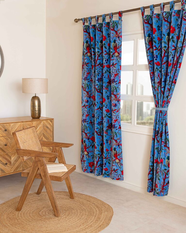 Blue Velvet Curtains