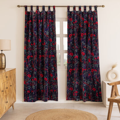 velvet curtains
