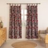 grey velvet curtains
