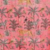 light pink velvet curtains