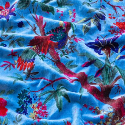 Blue Velvet Curtain