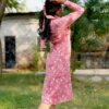 5 Reasons to Love This Breathtaking Pink Floral Cotton Short Dress for Women - Image 6