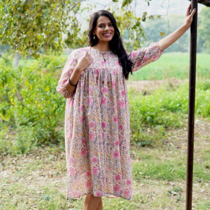Vibrant flower dress