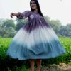 Beautiful 3-Color Mul Cotton Tie Dye Long Dress – Soft, Breezy & Stylish - Image 3