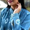 Blue Cotton Ladies Tie-Dye Tunic trendy top at 1449 - Image 4