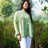 Green Trendy Cotton Ladies Tie-Dye Tunic Top at 1,449 - Image 3
