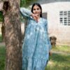 Sky Blue Mul Cotton Short Dress – 6 Lightweight & Elegant Looks - Image 6