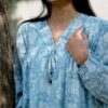 Sky Blue Mul Cotton Short Dress – 6 Lightweight & Elegant Looks - Image 4
